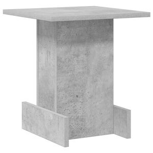 vidaXL Avlastningsbord Betonggr&aring; 35,5 x 35 x 40 cm Konstruert tre