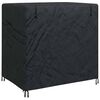 vidaXL Trekk til utehuske Svart 175 x 125 x 180 cm 210D Oxford Stoff