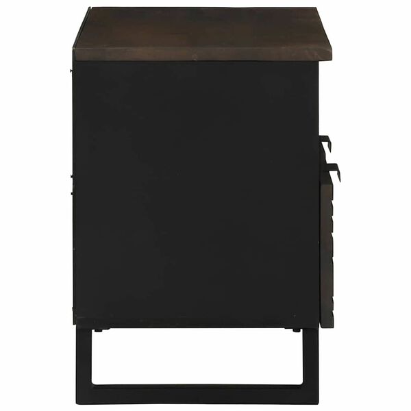 vidaXL TV Enheter med skuff Valn&oslash;tt 70 x 33 x 46 cm Konstruert tre