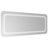 vidaXL Baderomsspeil med LED 100x40 cm