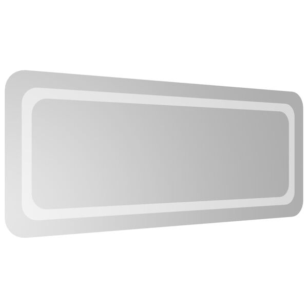 vidaXL Baderomsspeil med LED 100x40 cm