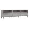 vidaXL TV-benk gr&aring; sonoma 150x30x44,5 cm konstruert tre