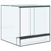 vidaXL Terrarium med lagring Gjennomsiktig 30 x 30 x 30 cm Glass