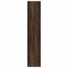 vidaXL Bokhylle brun eik 57x28,5x107,5 cm konstruert tre