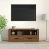 vidaXL TV-benk sonoma eik 100x35x40 cm konstruert tre