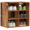vidaXL Skoskap 2 stk gammelt tre 52x30x50 cm