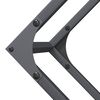 vidaXL Vedstativ antrasitt 100x25x100 cm kaldvalset st&aring;l