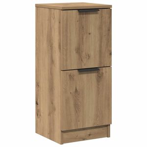 vidaXL Skjenk artisan eik 30x30x70 cm konstruert tre