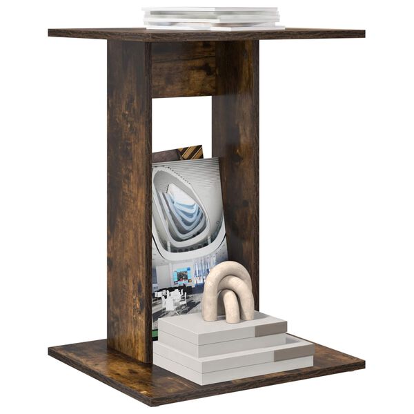 vidaXL Sidetabell R&oslash;kt eik 45 x 40 x 62,5 cm Konstruert tre