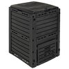 vidaXL Hagekomposterer Svart 59,5 x 60 x 81,5 cm 280 l 100% PP