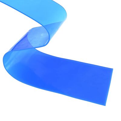 vidaXL Dørgardin blå 200 mm x 1,6 mm 25 m PVC