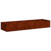 vidaXL Plantekasse rust 280x80x40 cm forvitringsst&aring;l