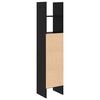 vidaXL Bokskap Svart eik 40 x 35 x 180 cm Konstruert tre