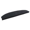 vidaXL Selvlimende trappematter 15 stk. 80 x 24,5 x 3,5 cm Svart