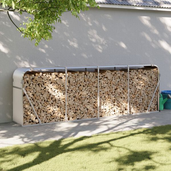 vidaXL Vedholder s&oslash;lv 300x45x100 cm galvanisert st&aring;l