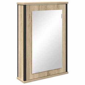 vidaXL Speilskap Sonoma eik 42 x 12 x 60 cm Konstruert tre