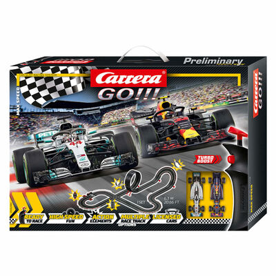 Carrera GO Racerbil og bilbanesett Max Speed 1:43