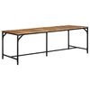 vidaXL Spisebord 220x90x75 cm grovt heltre mangotre