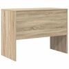 vidaXL Skrivebord Sonoma eik 100 x 50 x 76 cm