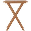 vidaXL Sammenleggbart hagebord 60x60x75 cm heltre teak