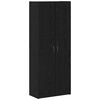 vidaXL Kontorskap Svart Eik 60 x 32 x 152,5 cm Konstruert tre