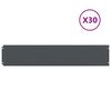 vidaXL Gjerdekant 30 stk. 20 x 103 cm St&aring;l Antrasitt