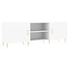 vidaXL TV-benk hvit 150x30x50 cm konstruert tre