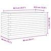 vidaXL Plantekasse 90x40x46 cm heltre furu