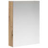 vidaXL Baderomsspeilskap Kunstnerisk Eik 50 x 14,5 x 70 cm