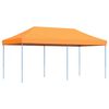 vidaXL Partytelt Oransje 292 x 580 x 315 cm Oxford Stoff