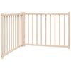vidaXL Hundeport sammenleggbar 2 paneler 160 cm heltre gran