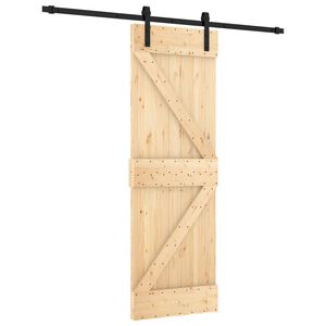 vidaXL Skyved&oslash;r 70 x 210 cm Massiv Furu Tre (Ubehandlet)