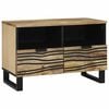 vidaXL TV Enheter 70 x 33 x 46 cm Brun Konstruert tre