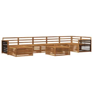 vidaXL Utend&oslash;rs sofa-sett 8 pcs Naturlig