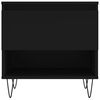 vidaXL Salongbord 2 stk svart 50x46x50 cm konstruert tre