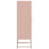 vidaXL Highboard rosa 36x39x123 cm stål