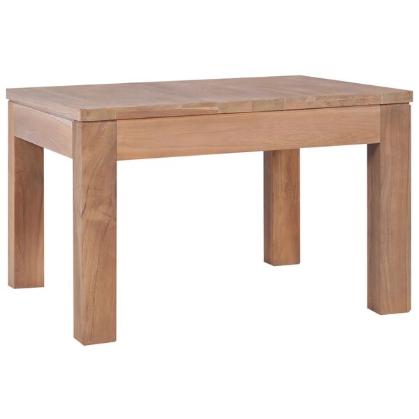 vidaXL Salongbord heltre teak naturlig etterbehandling 60x60x40 cm