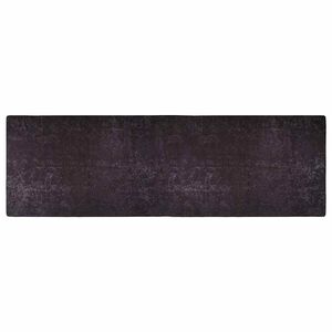 vidaXL Vaskbart teppe 80x300 cm antrasitt