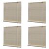 vidaXL Rullegardiner naturlig bambus 4 stk 120x160 cm