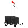 vidaXL Sykkelvogn svart 45 kg jern