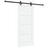 vidaXL Skyved&oslash;r ORKDAL 86 x 198,5 cm Konstruert tre Hvit og svart