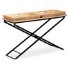 vidaXL Konsollbord mango heltre 130x40x80 cm