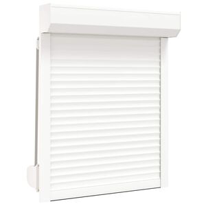 vidaXL Rullegardin Hvit 70 x 100 cm Aluminium og Polyuretan