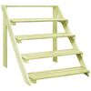 vidaXL Blomsterstativ 80x80x80 cm impregnert tre