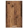 vidaXL Hengende skap med d&oslash;r Gammel treverk og hvit 50 x 31 x 80 cm