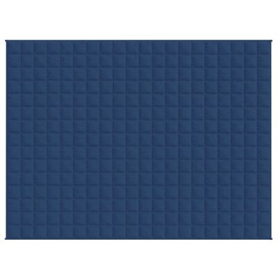 vidaXL Vektdyne blå 150x200 cm 7 kg stoff