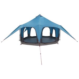 vidaXL Familietelt Bl&aring; 5 personer 185T Polyester med PU Belegg