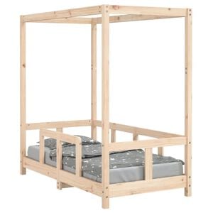 vidaXL Barnesengeramme 70x140 cm heltre furu