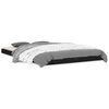 vidaXL Seniorseng svart 120x190 cm heltre furu