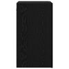 vidaXL Vegghylle for TV Svart Eik 30,5 x 30 x 60 cm Konstruert tre